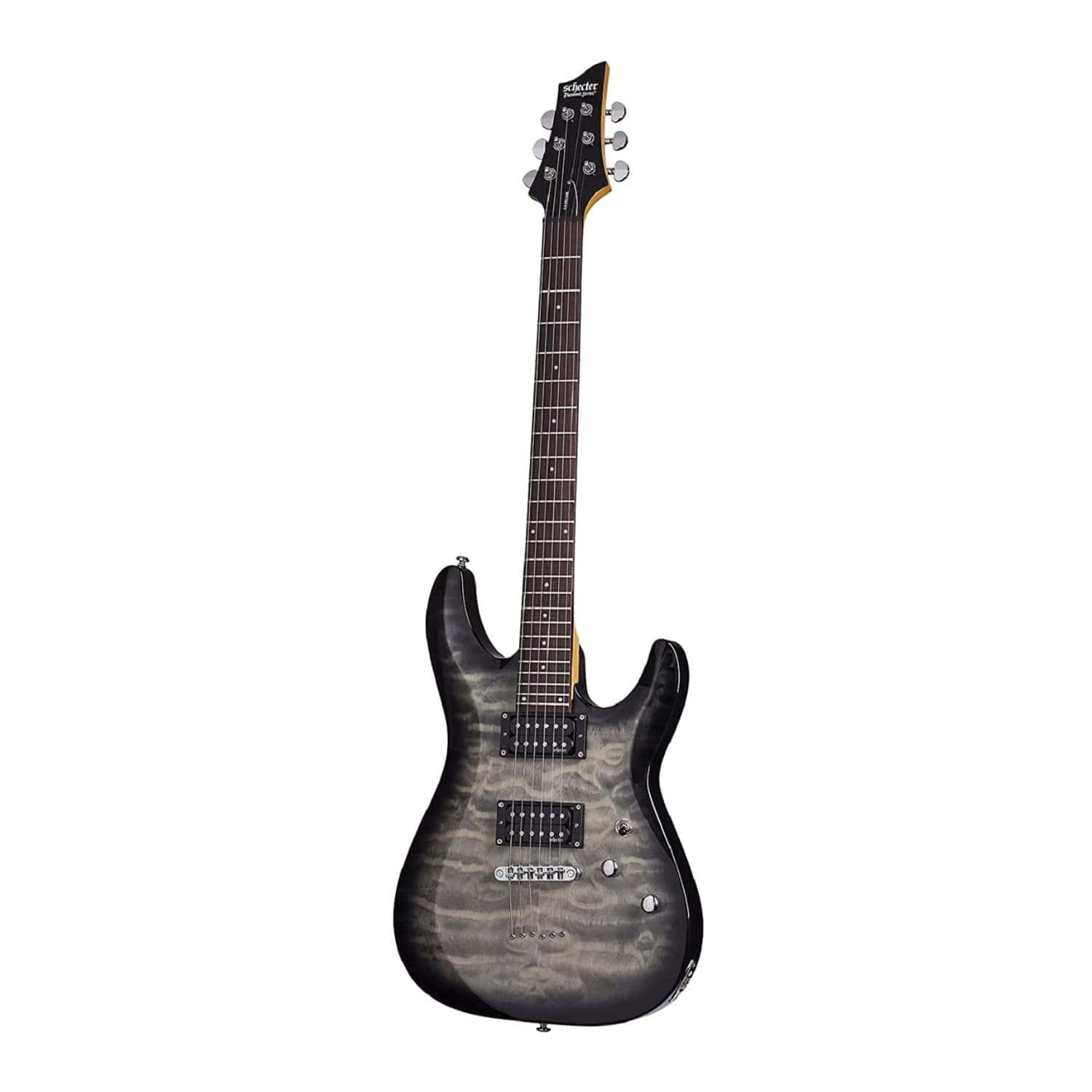 Guitarra eléctrica Schecter C-6 Plus de Cuerpo Sólido, CB