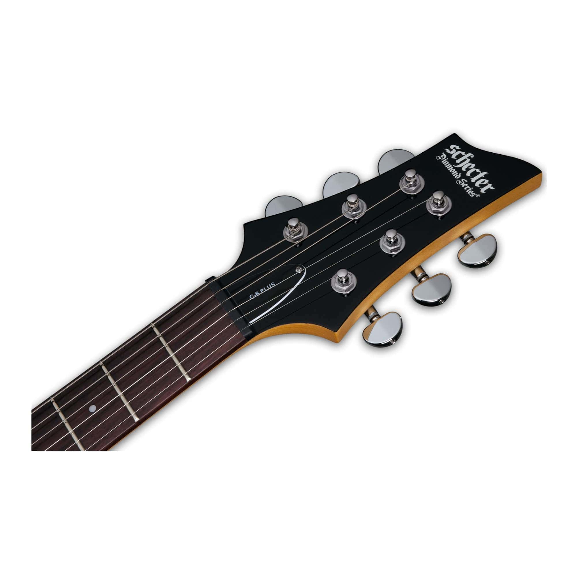 Guitarra eléctrica Schecter C-6 Plus de Cuerpo Sólido, CB - Imagen 8