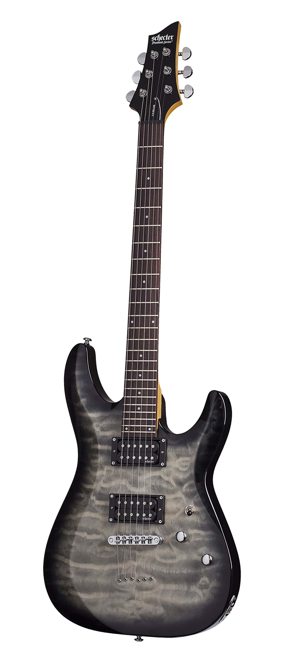Guitarra eléctrica Schecter C-6 Plus de Cuerpo Sólido, CB - Imagen 5