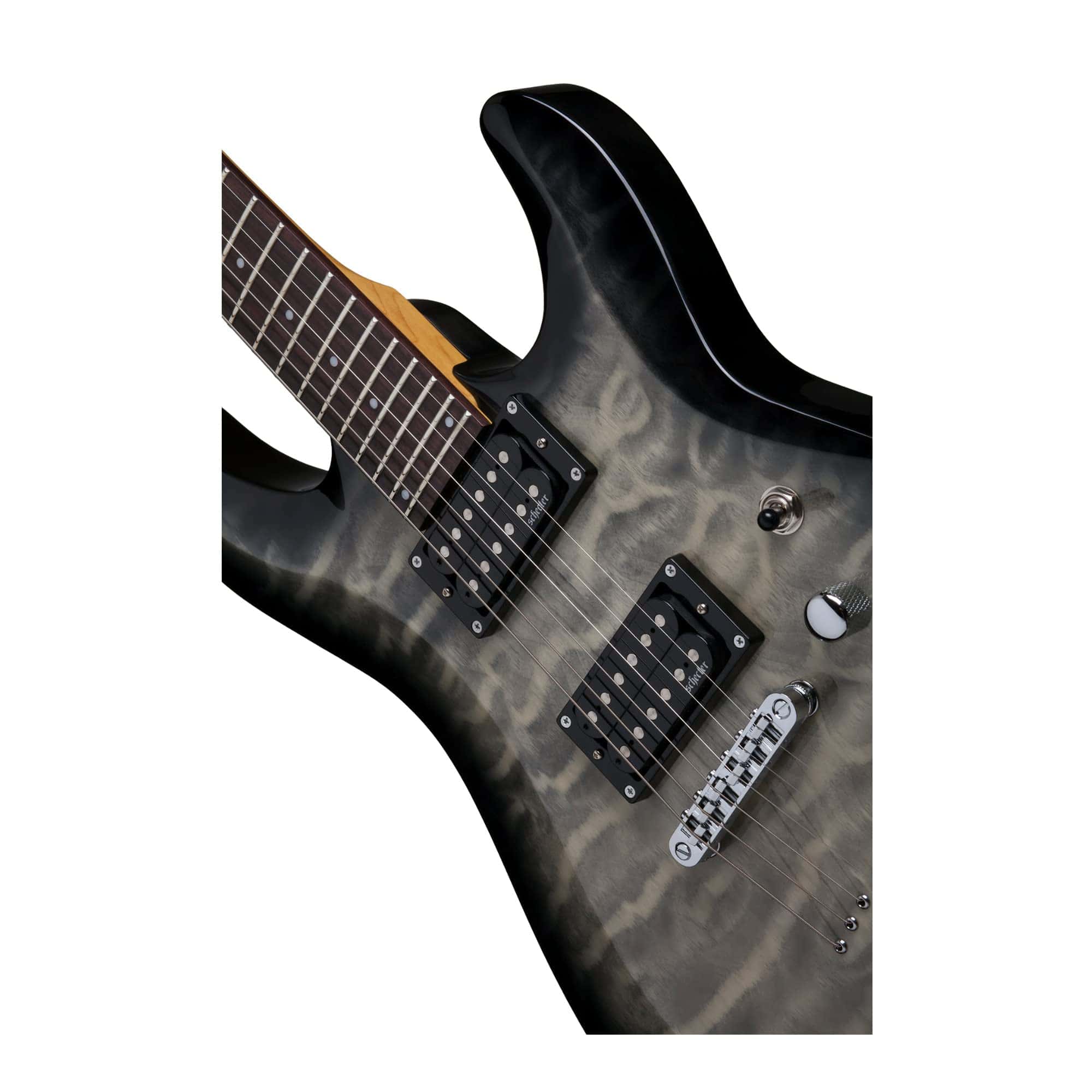 Guitarra eléctrica Schecter C-6 Plus de Cuerpo Sólido, CB - Imagen 6