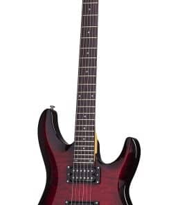 Guitarra eléctrica de cuerpo sólido Schecter C-6 Plus, STCB