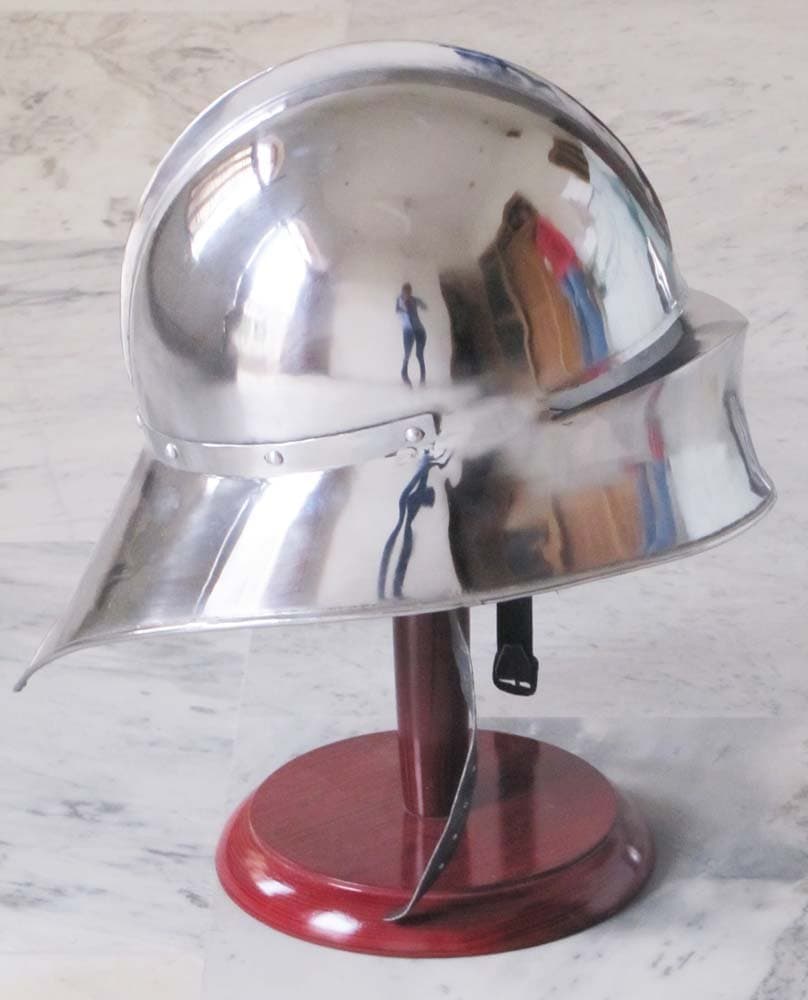 Casco de Sallet Medieval Alemán - Réplica de Casco Cerrado - Imagen 3