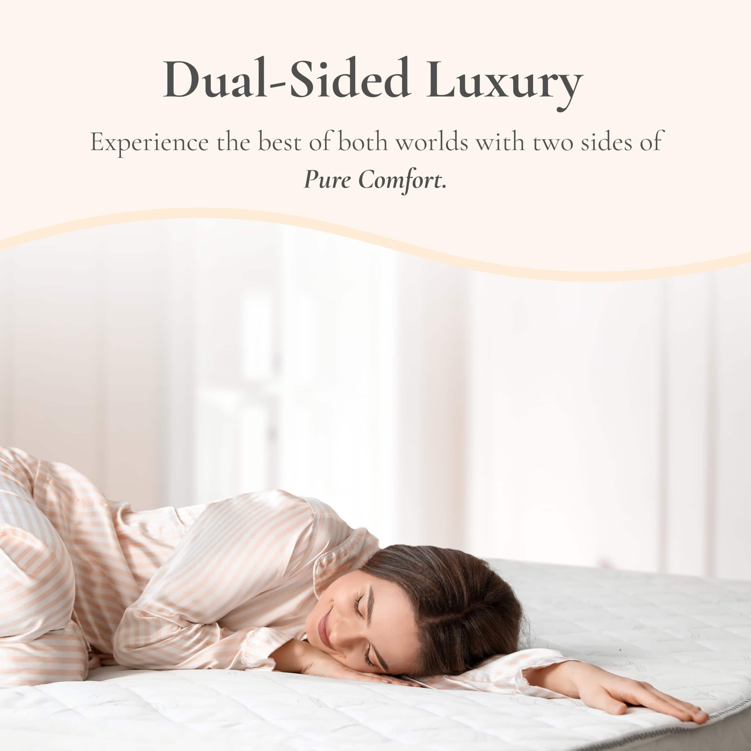 Sleep & Beyond myDual Pad Colchoneta Reversible de Lana - Imagen 6