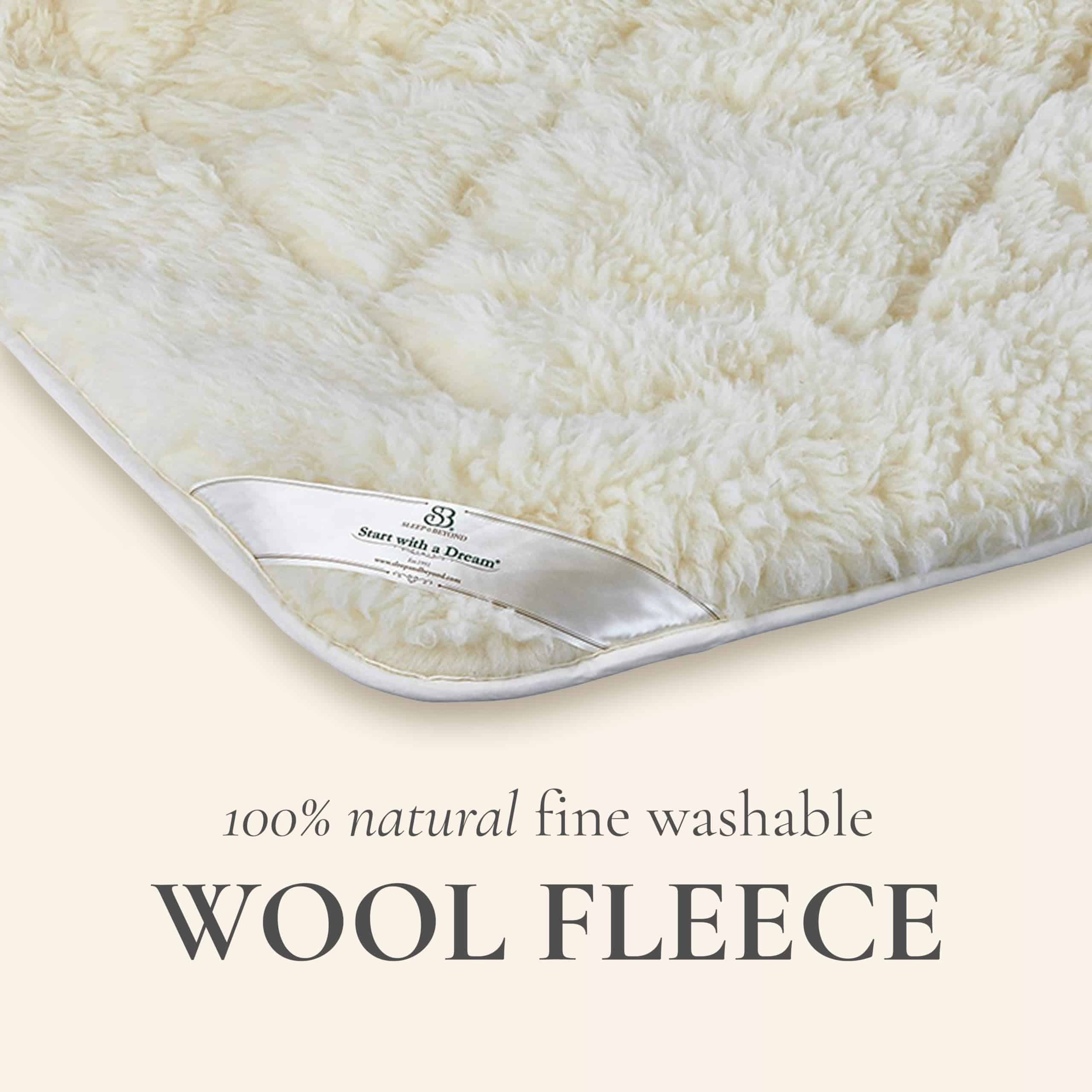 Sleep & Beyond myDual Pad Colchoneta Reversible de Lana - Imagen 4