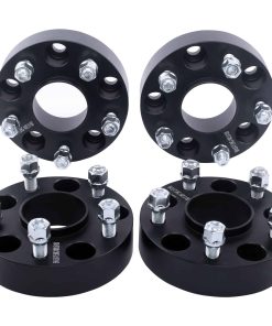 DCVAMOUS 4PC Separadores de Rueda Hubcentric 5x5 Negros de