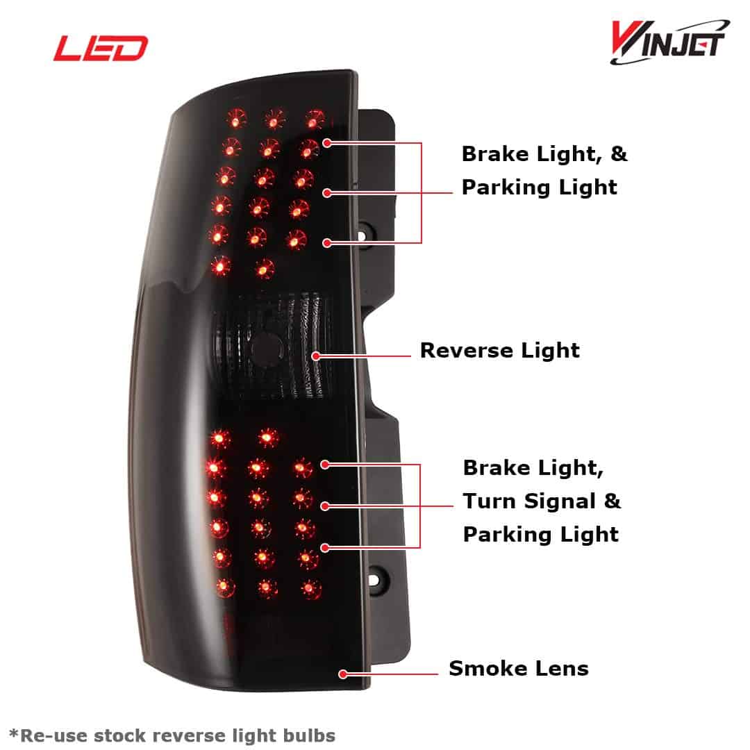 Juego de luces de freno y cola de repuesto Winjet OE Style - Imagen 4