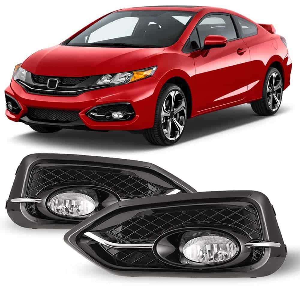 Winjet OEM Series para [2014-2015 Honda Civic Coupe] Luces
