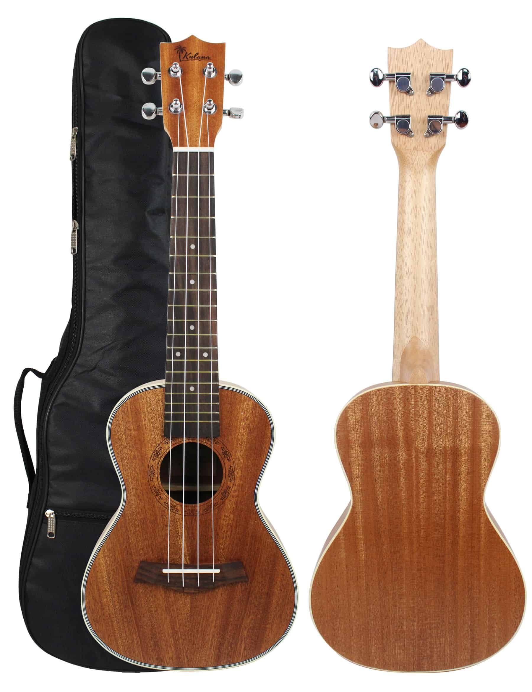 Ukelele Concert Kulana Deluxe, Madera de Caoba con Ribete y - Imagen 3
