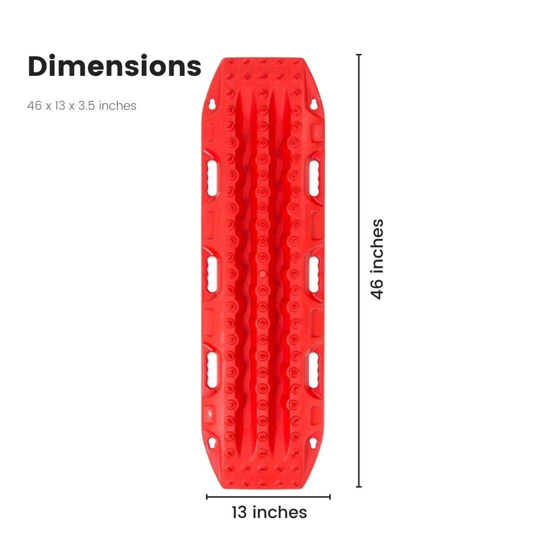 Tablero de Recuperación de Vehículo MAXTRAX MKII FJ Rojo - Imagen 4