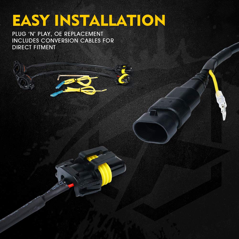 Luces de niebla Xprite con Anillo de Halo Ámbar DRL, 4 - Imagen 7