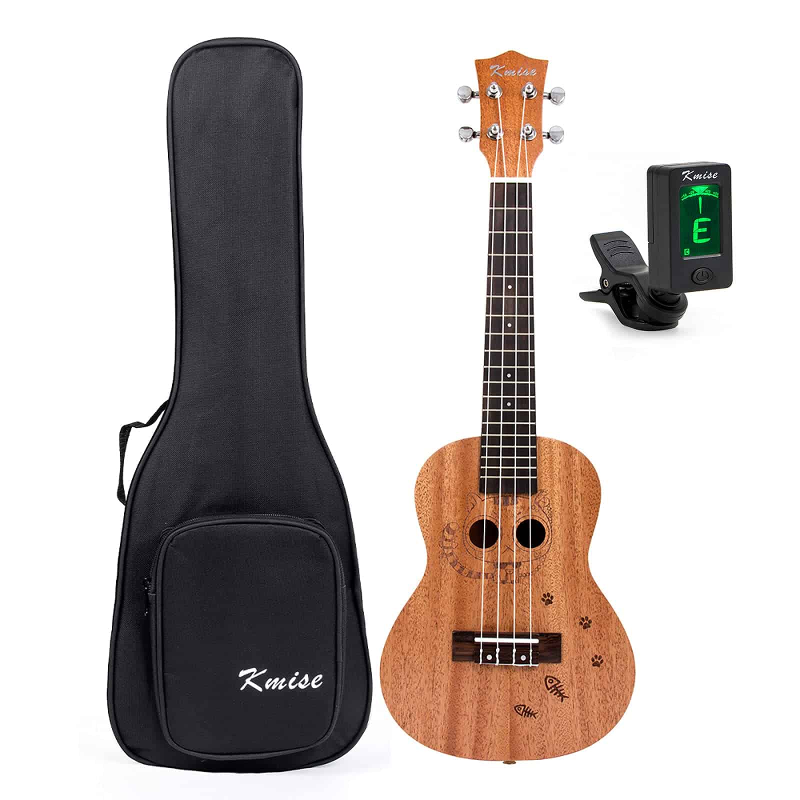 Ukulele Concierto de 23 pulgadas Guitarra de Hawai de Caoba
