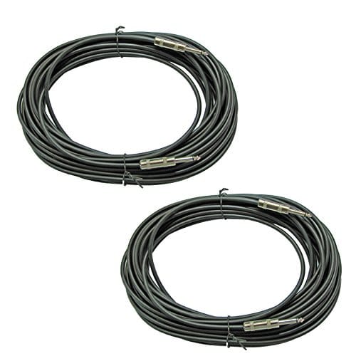 Yovus 2 Pack: 50 Ft 1/4 a 1/4 Cables de Instrumentos