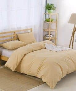 Juego de Funda Nórdica de Algodón Lavado 100% Natural