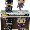Funko DC Heroes Batman VS. Superman Metallic 2-Pack Set de