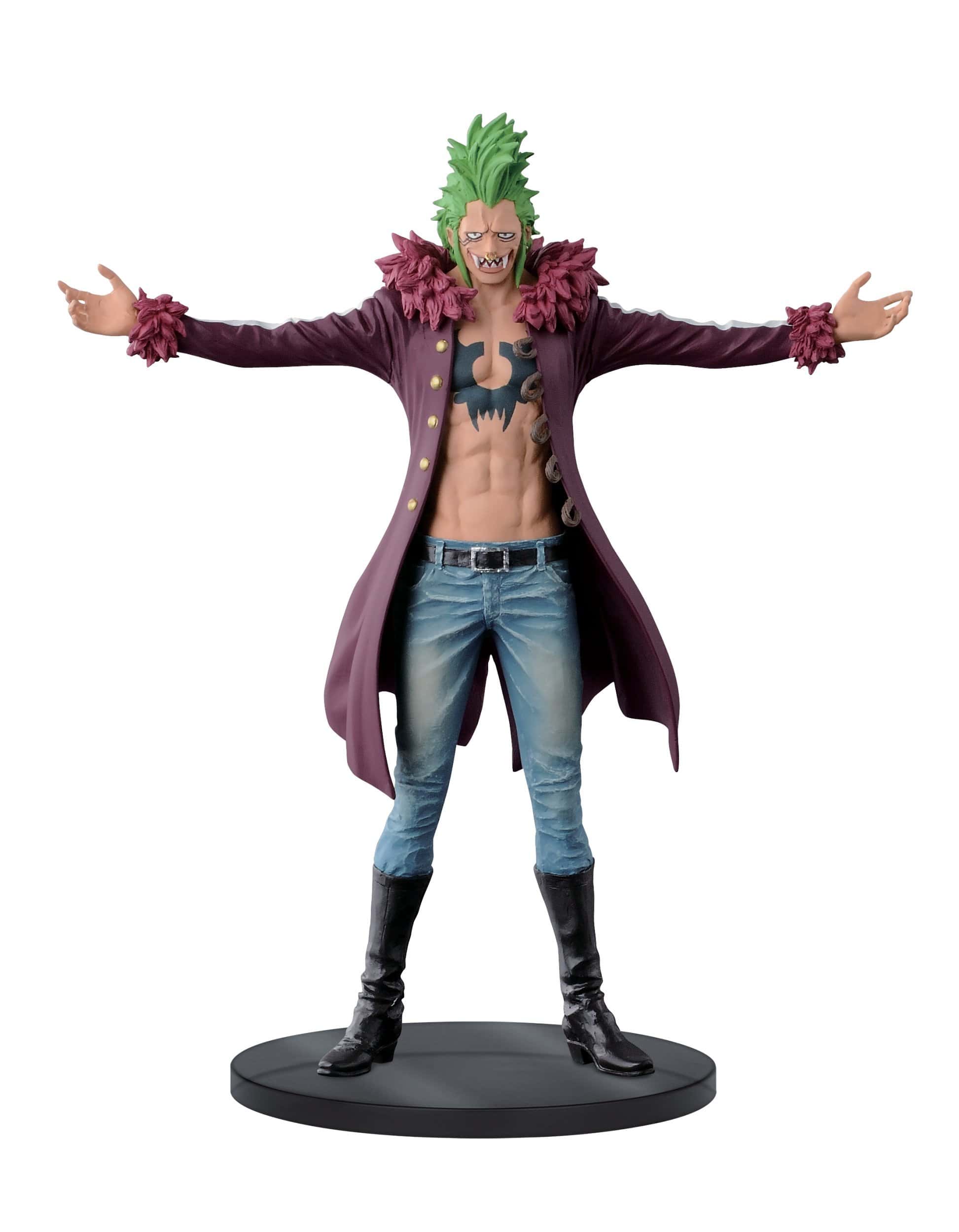 Figura Banpresto One Piece 7.5" Bartolomeo B, Serie Jeans