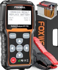 Probador de batería de automóvil FOXWELL BT705 12V 24V,
