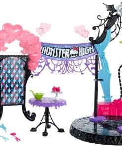 Playset de Monster High Polly Pocket Bienvenido a la Fiesta