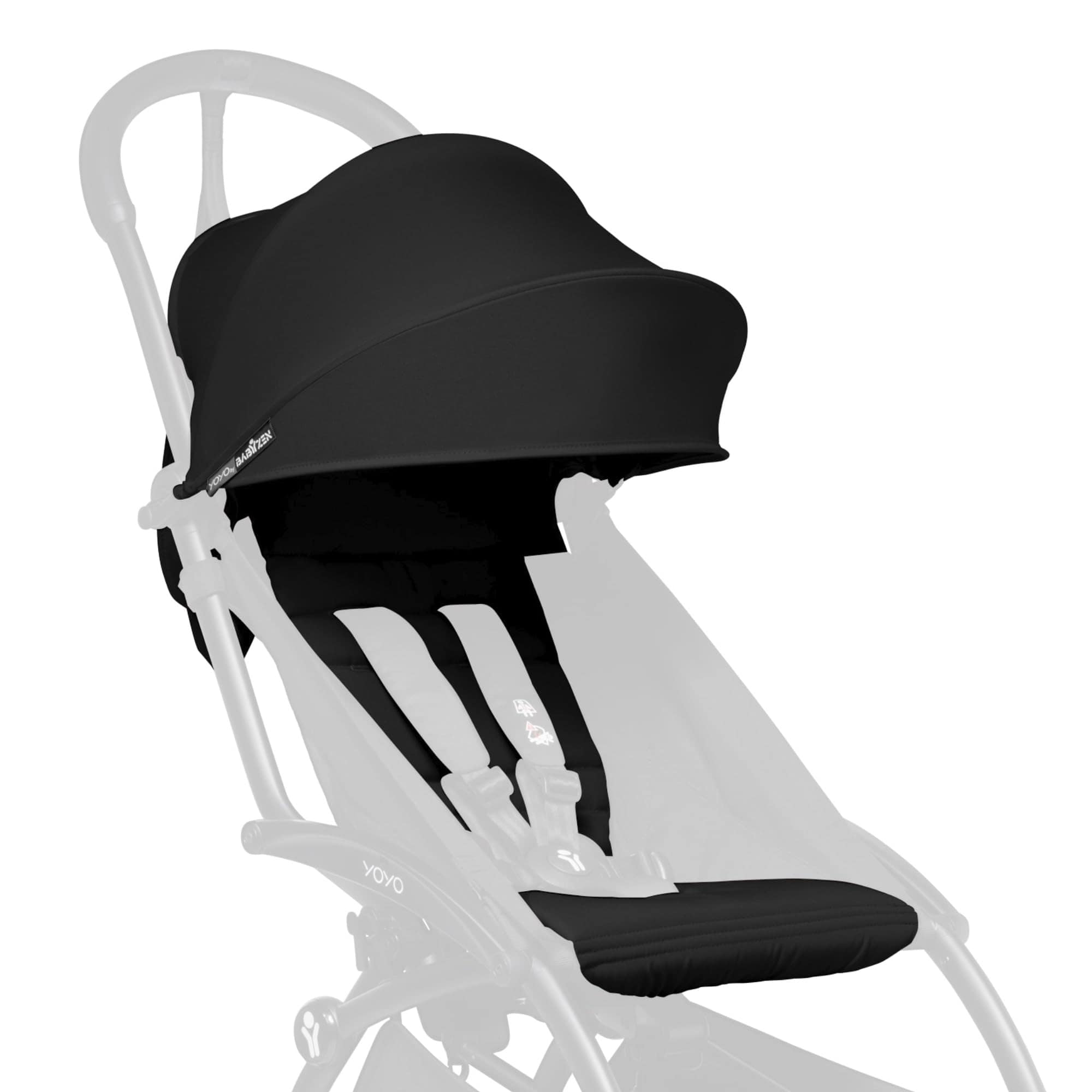 BABYZEN YOYO 6+ Pack de Color, Negro - Textiles únicamente: