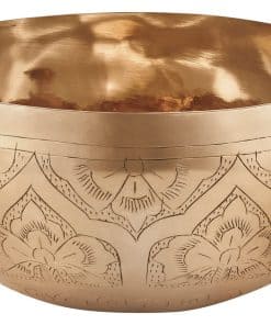 Cuenco Tibetano de Bronce con Anillo de Fieltro y Tapa,