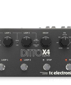 TC Electronic DITTO X4 LOOPER Pedal de Guitarra de Doble