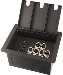 Elite Core FBL10 Recessed Floor 10 XLRF + Duplex AC con