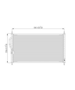 Condensador de Aire Acondicionado de Repuesto para ACURA