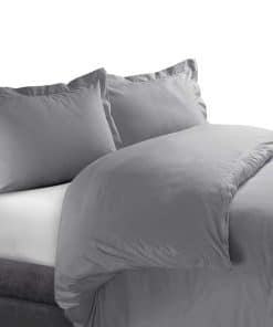 Juego de Funda nórdica de Algodón de 2 piezas de 300 Hilos