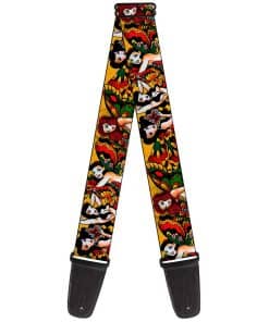 Correa de guitarra Buckle-Down GS-W32042 - TJ-Butterfly