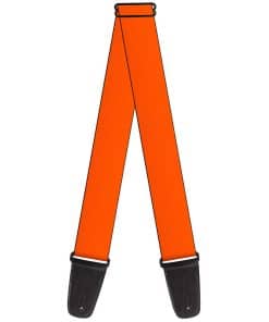 Correa de Guitarra Buckle-Down - Naranja Neón, 2" de Ancho