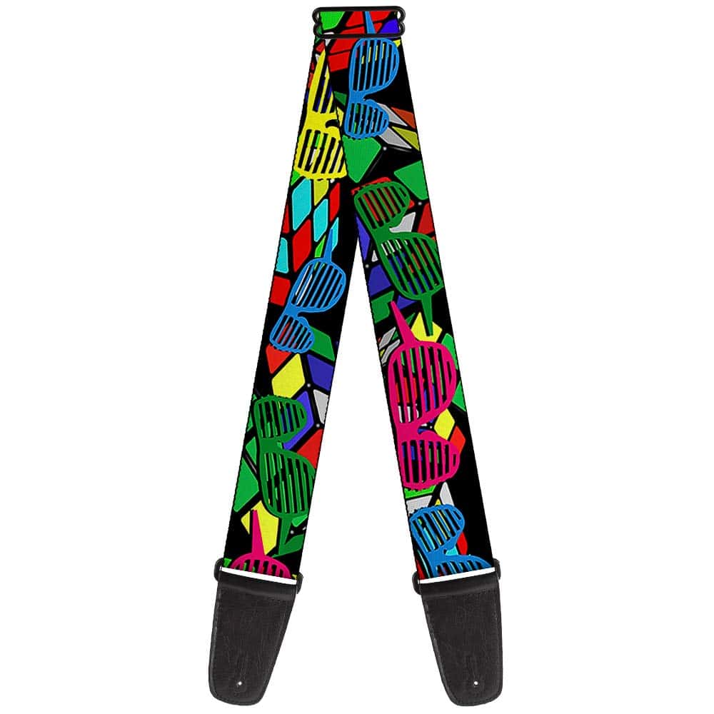 Correa de guitarra Buckle-Down - Eighties Shades Rubik's