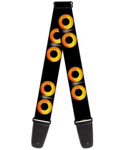 Correa de Guitarra Buckle-Down, Ojos de Búho, 2 Pulgadas de