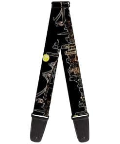 Correa de guitarra Buckle-Down San Francisco Luna Arte del