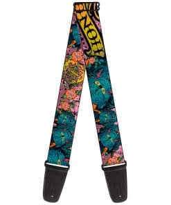 Correa de Guitarra Buckle-Down Honor Rosa 2 Pulgadas de