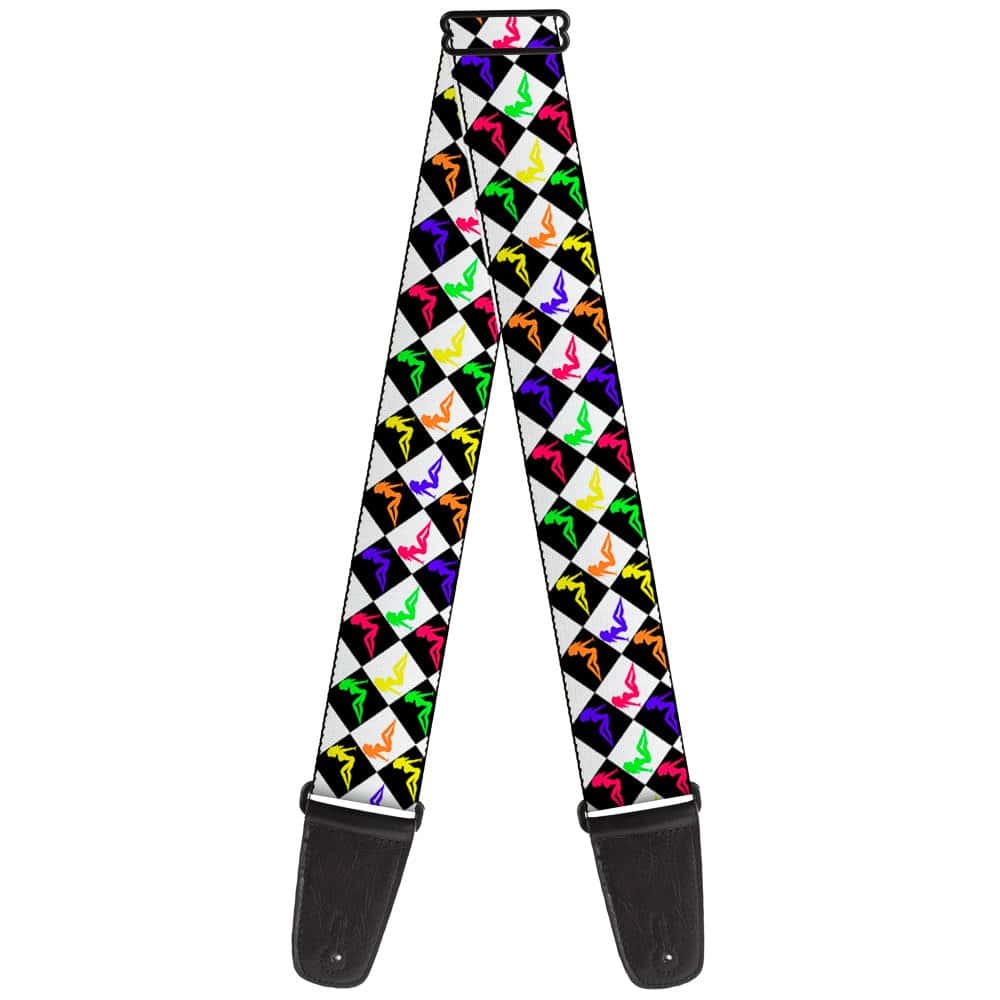 Correa para guitarra Buckle-Down Mud Flap Girl Diamantes