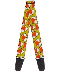 Correa de guitarra Buckle-Down Fox Face Scattered Warm