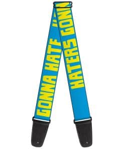 Correa de guitarra Buckle-Down Haters Gonna Hate Turquesa