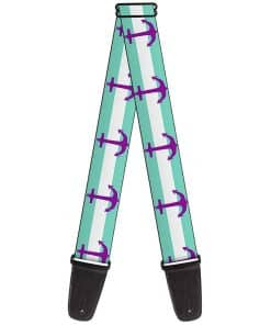 Correa para guitarra Buckle-Down GS-W30145 - Ancla/Raya, 2"