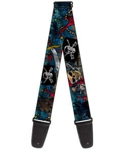 Correa de guitarra Buckle-Down Dead Men Tell No Tales