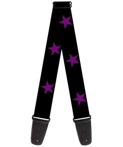 Correa para Guitarra Buckle-Down Estrella Negra Morada de 2