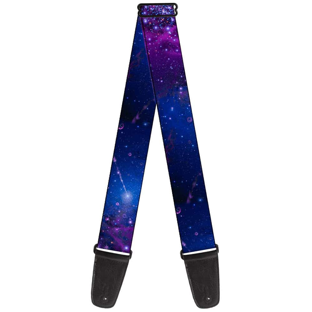 Correa para Guitarra Buckle-Down, Galaxia Azules Purpuras,