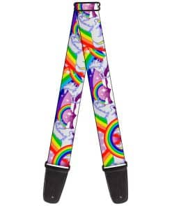 Correa de Guitarra Buckle-Down, Unicornios en Arcoíris con