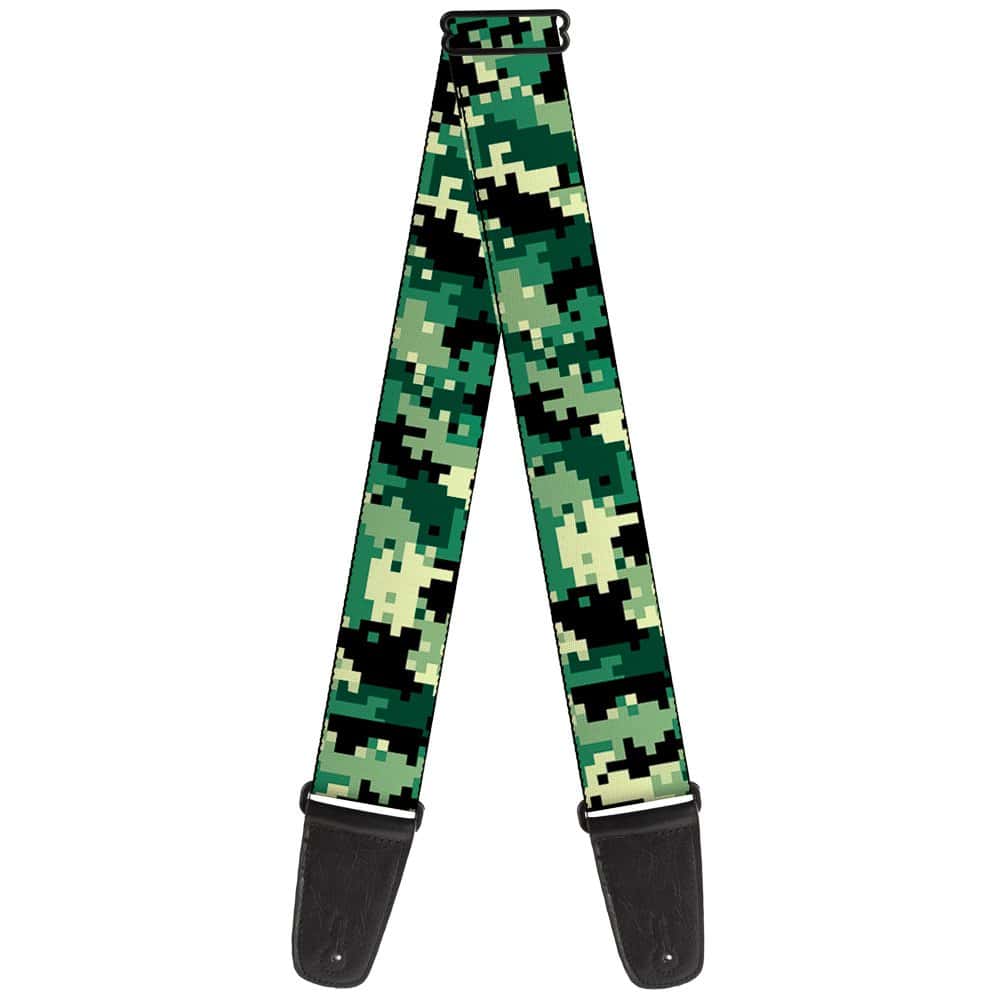 Correa de guitarra Buckle-Down Digital Camo de 2 pulgadas