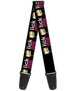 Correa de Guitarra Buckle-Down Lick Me Battery Dibujos