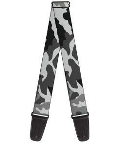 Correa de guitarra Buckle-Down, Camuflaje Blanco, 2