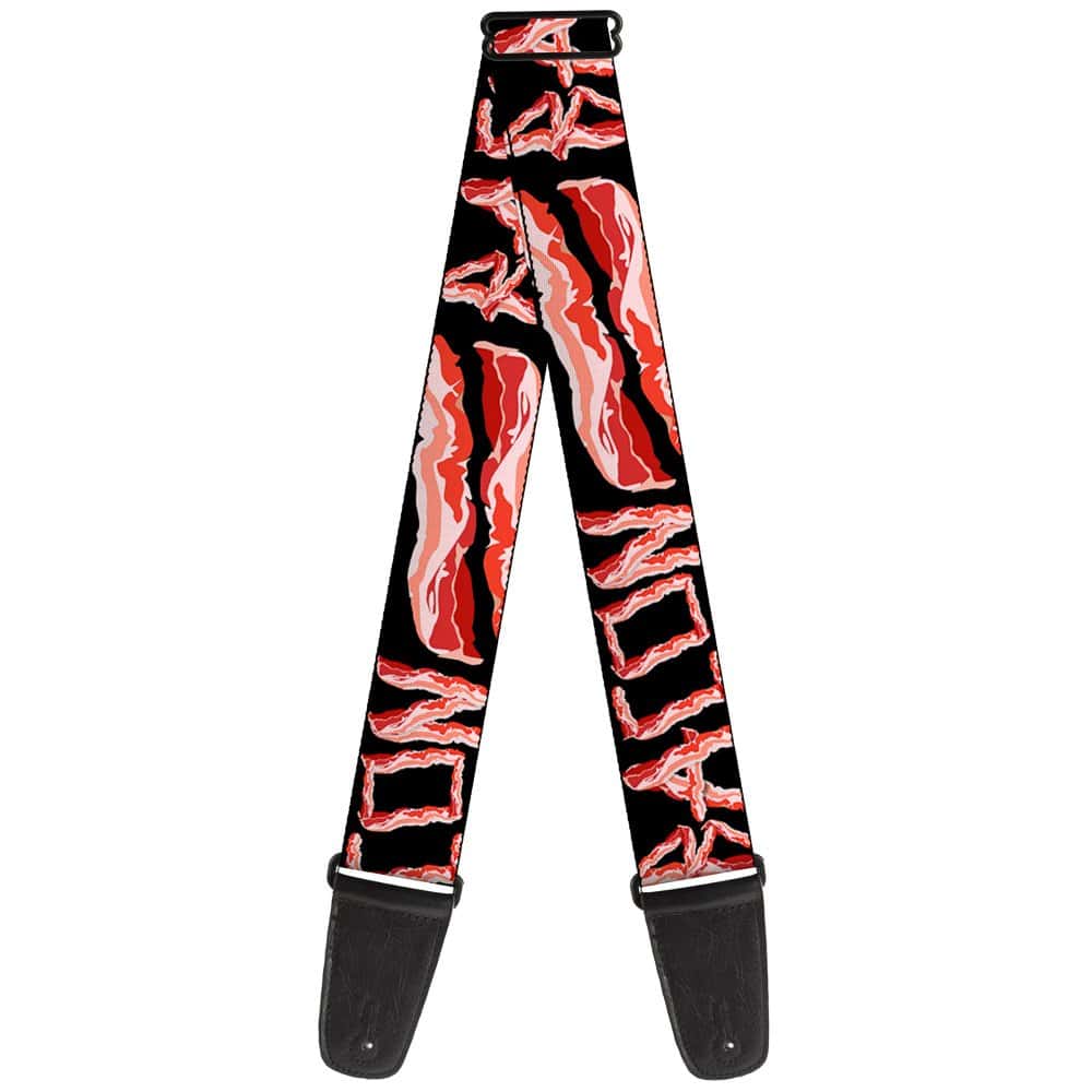 Correa de guitarra Bacon Text2 de 2 pulgadas de ancho