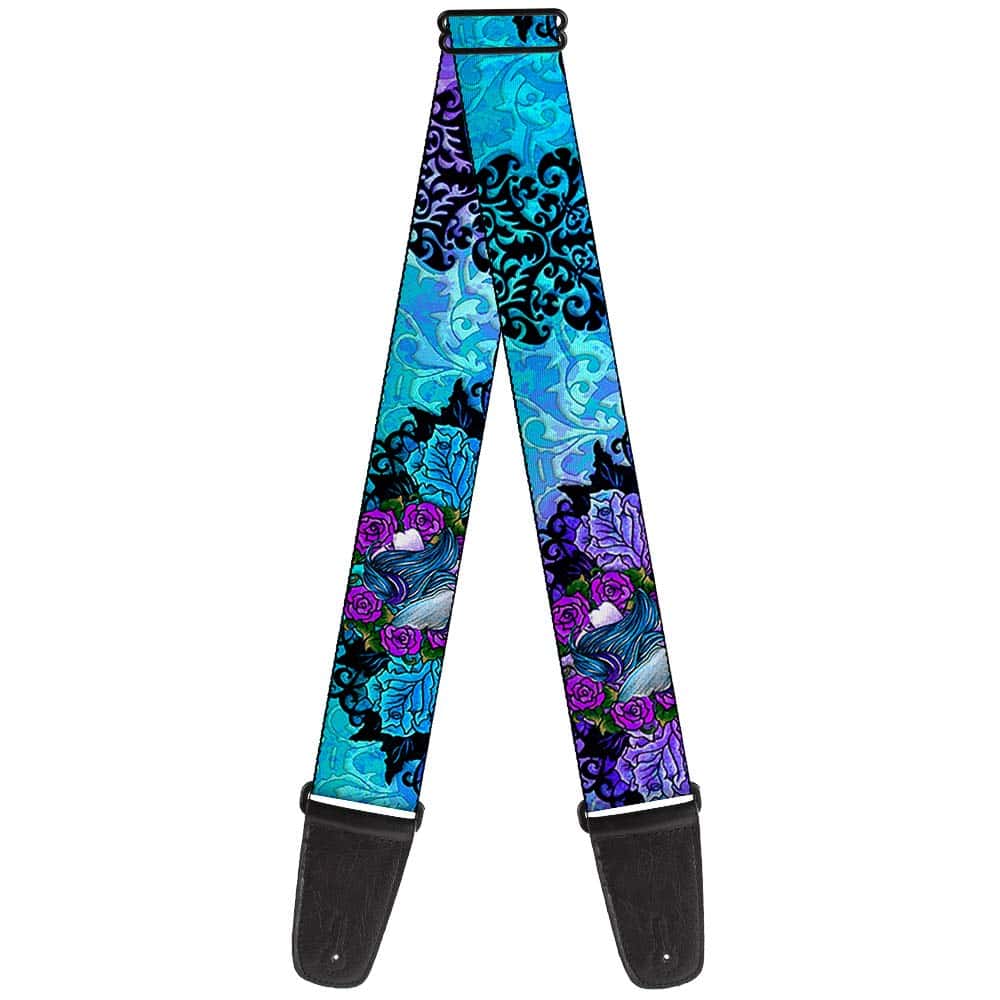 Correa de guitarra Buckle-Down - TJ-Fairy Blue Hair - 2"