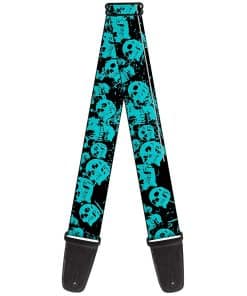 Correa de guitarra Buckle-Down - Calaveras Apiladas