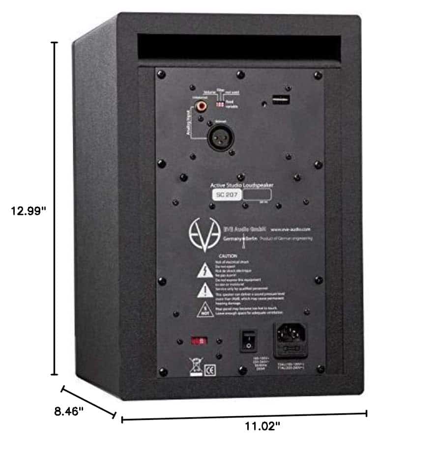 Monitor de estudio de campo medio activo EVE Audio SC207 - Imagen 3