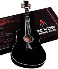 Réplica de guitarra acústica clásica color negro Axe Heaven