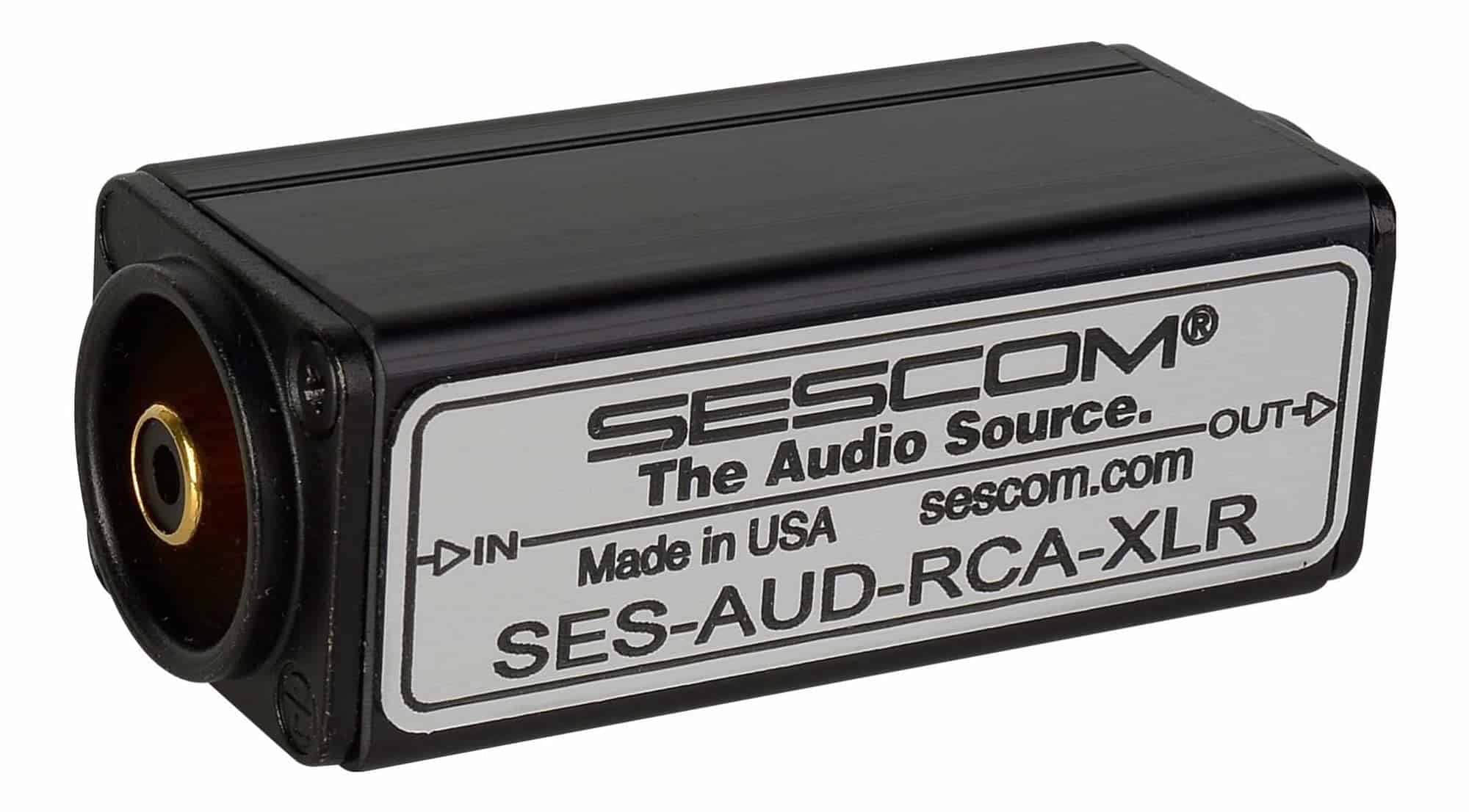 Convertidor de Audio de 1 Canal RCA a XLR de Sescom - Imagen 3